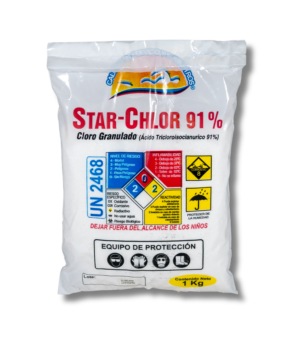 CLORO 91% x 1 Kg Granulado -  Star Chlor